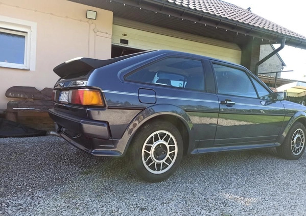 Volkswagen Scirocco cena 35500 przebieg: 116000, rok produkcji 1989 z Wadowice małe 407